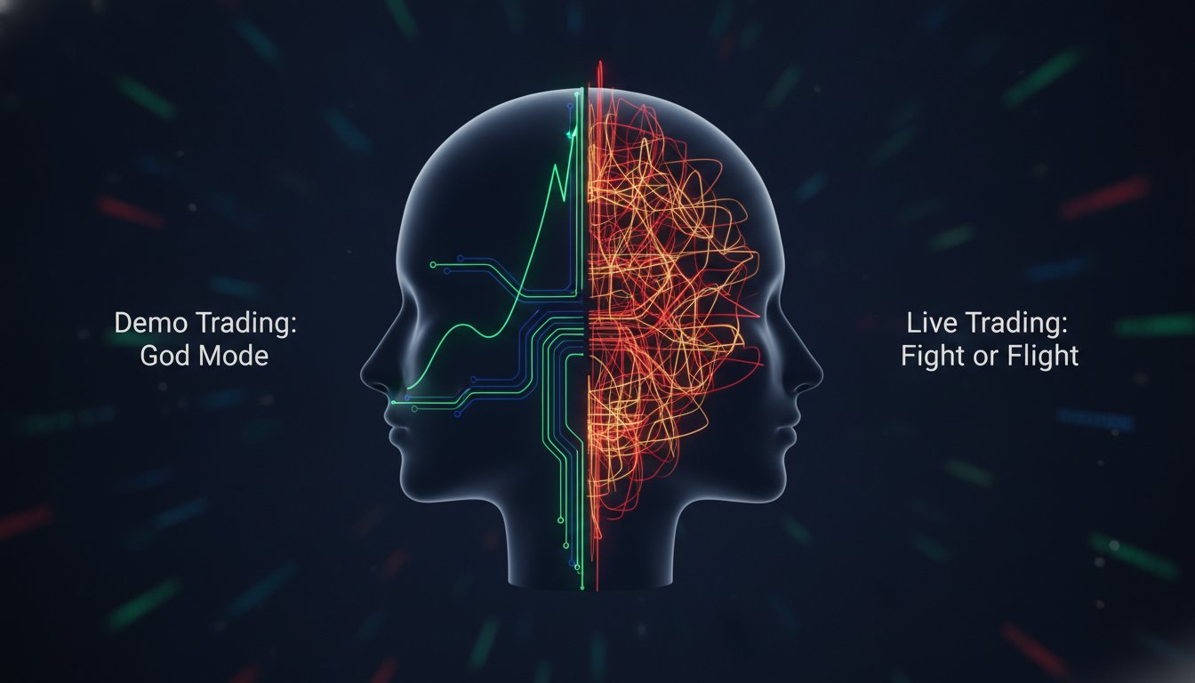 Demo Account vs Live Account Psychology: Why Winning in Simulation Isn’t Winning in Reality